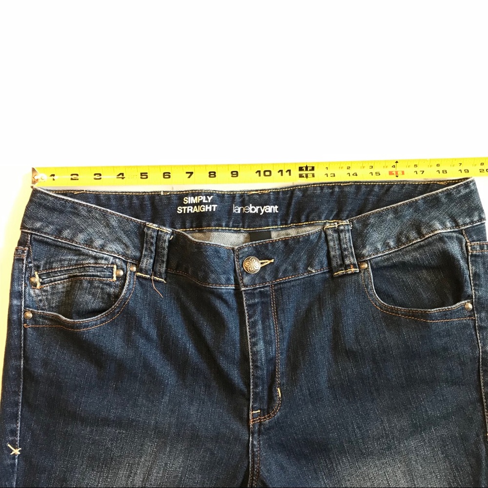 Lane Bryant Simply Straight Sz 22 Average Jean